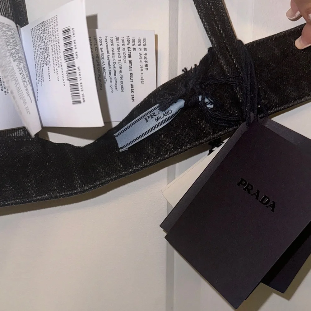 Prada Denim V-Neck Bralette - Picture 7 of 7